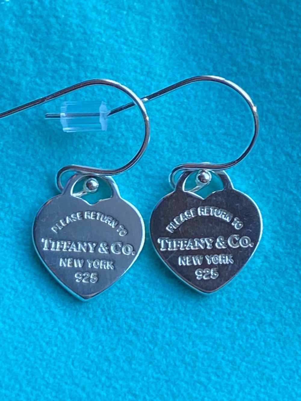 Tiffany & Co return to Tiffany mini heart tag earrings 925 silver